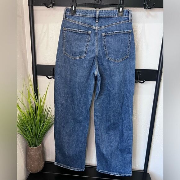 Wild fable highest rise baggy jeans distressed medium wash size 29/8 - Picture 4 of 16